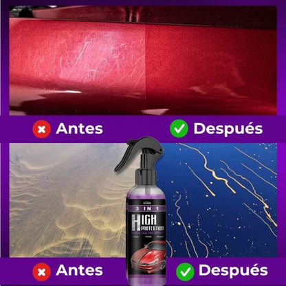 Spray 3 en 1 HigtClear® - Brillo, Proteccion y Limpieza Profunda