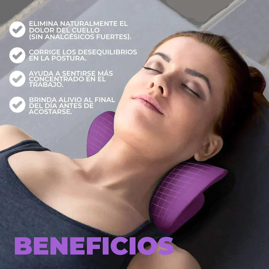 Almohada terapéutica de tracción cervical