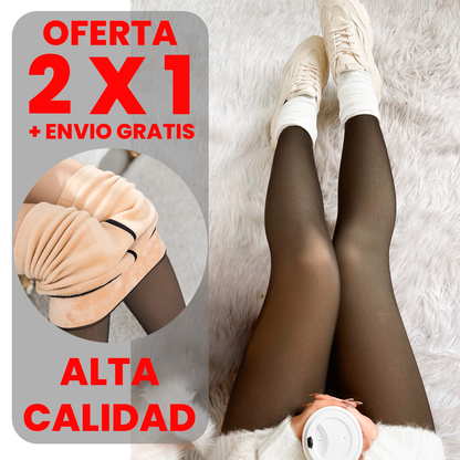 2 X 1 THERMA PantyMedias Térmicas Veladas - ALTA CALIDAD (Gramaje 220) ORIGINALES