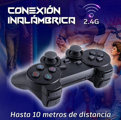 Game Stick Ultra 4K - 40.000 Juegos + 2 Controles Inalámbricos