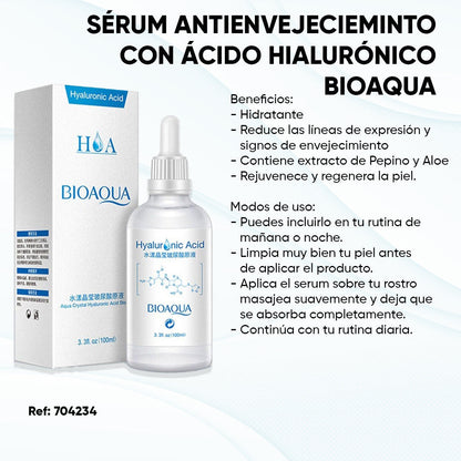 Sérum Antienvejecimiento Con Ácido Hialurónico BioAqua